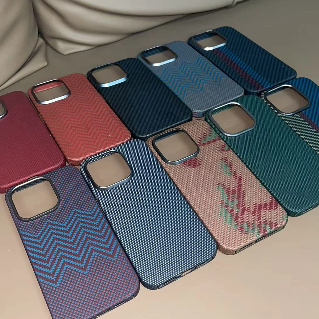 9新  遐思款 凯夫拉手机壳 彩色款 带磁吸款式随机