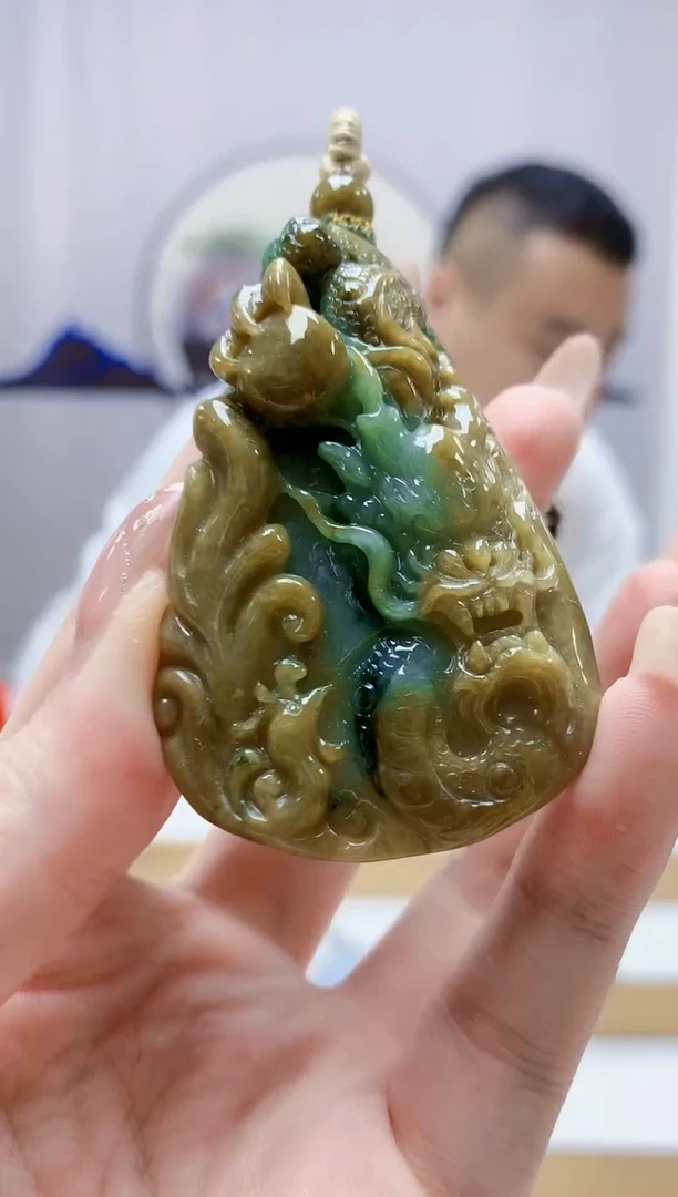 未镶嵌定制翡翠4898jw-毛货挂件37