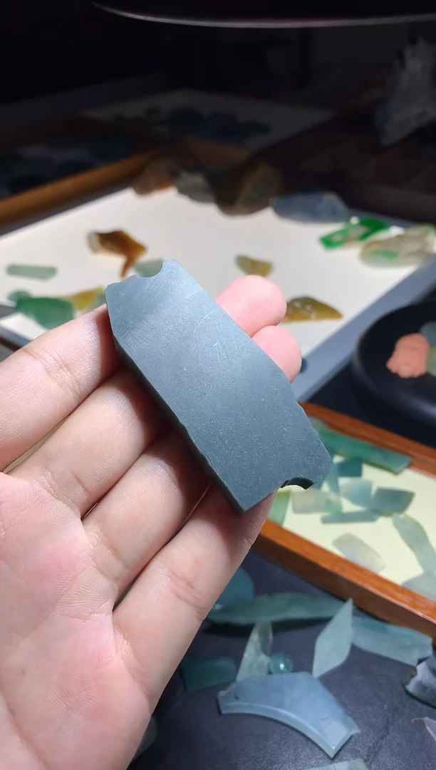 未镶嵌定制翡翠黑翠