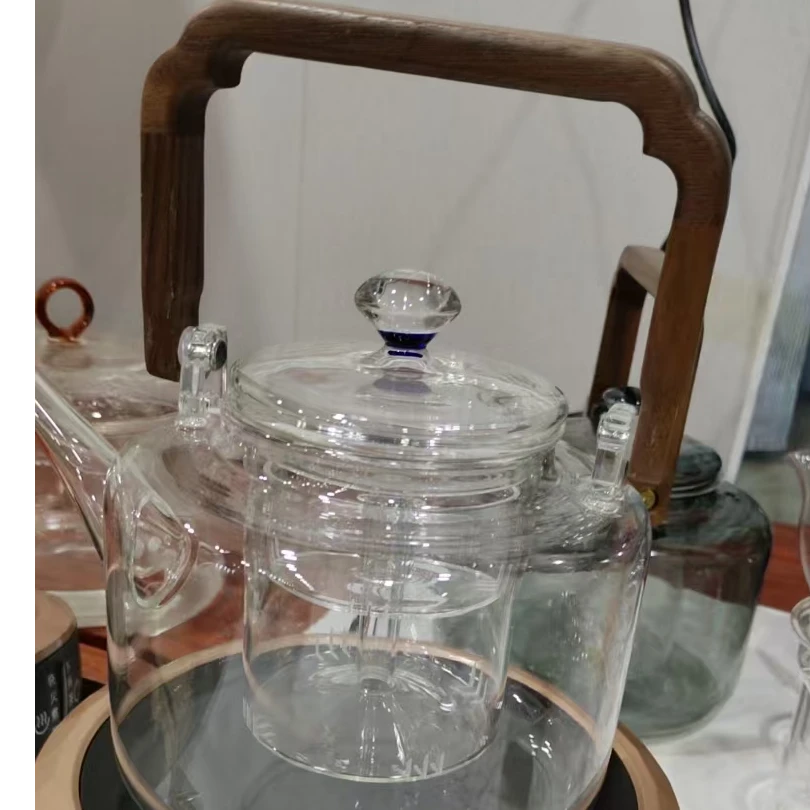 家用大容量玻璃煮茶壶耐高温电陶炉专用提梁壶