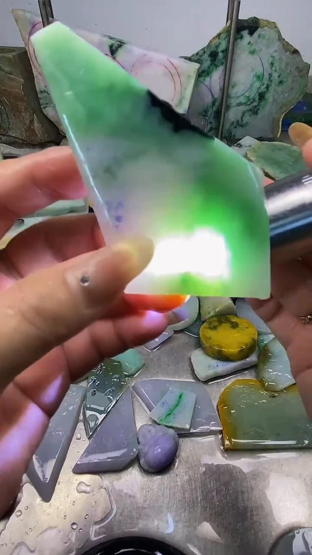 散珠翡翠天然缅甸翡翠A货252