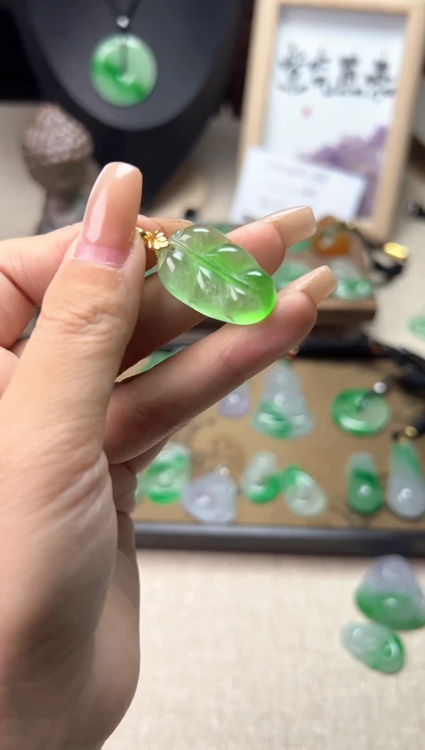 颈饰未镶嵌翡翠所见即所得，一图一物