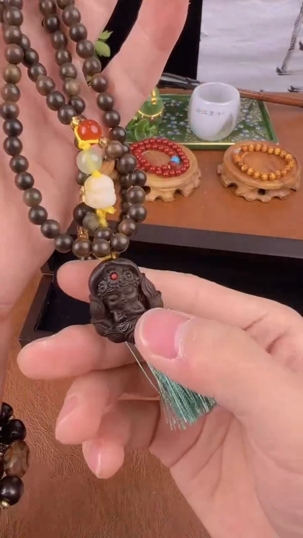 佛身花梨项链链接@@SP212