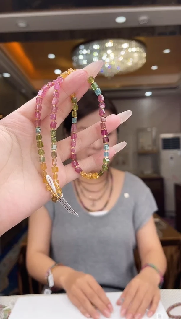 /未镶嵌碧玺项链多样性发货