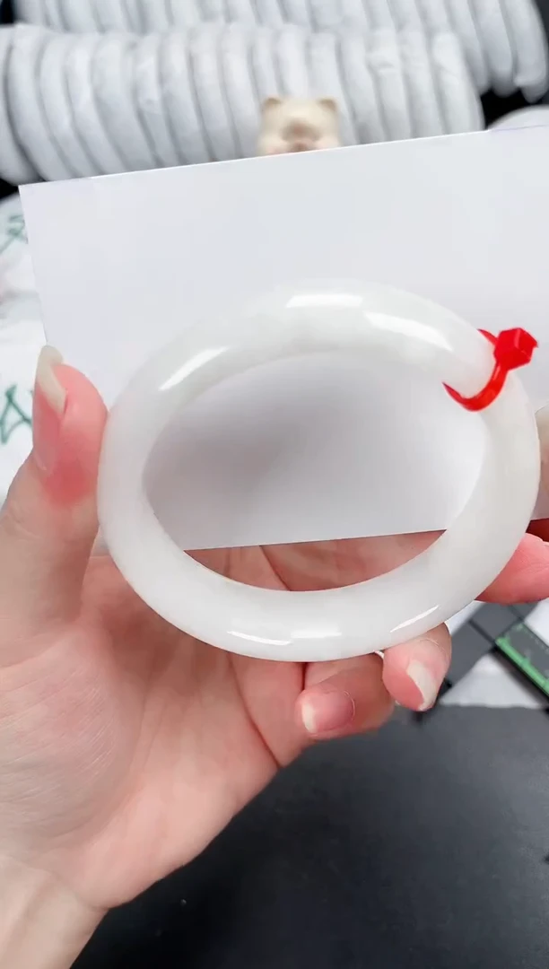 和田玉（白玉）手镯未镶嵌98-58.5