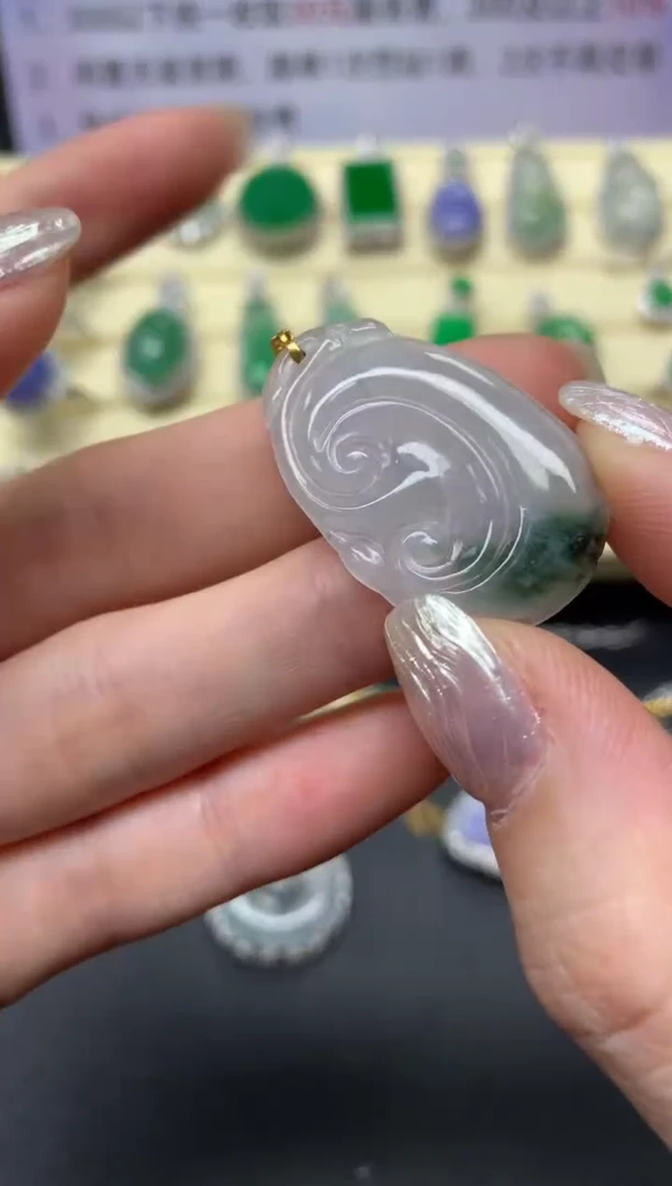 【闪购商品】翡翠套链18K金镶嵌套链|250+30