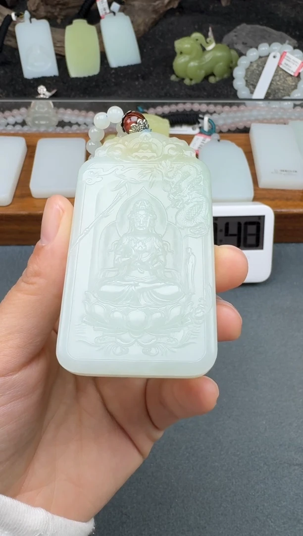 颈饰未镶嵌和田玉2