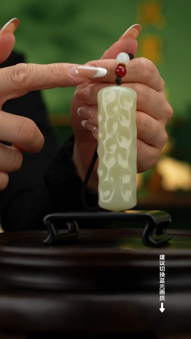 玉【锤纹】天然玉石手把件