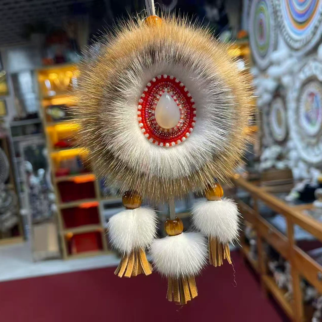 【太阳姑娘】鄂温克非遗手工车挂