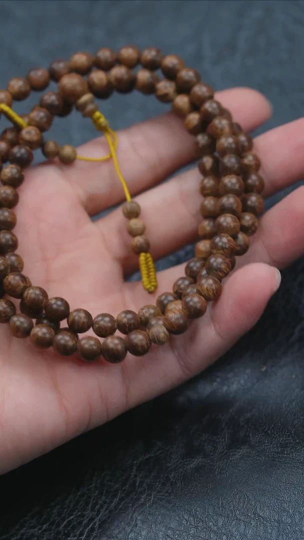 【闪购商品】沉香手串印尼红土0.7多圈16g+