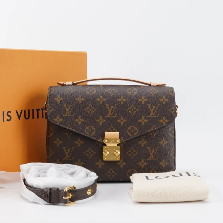 99新 LouisVuitton/路易威登 【唐唐】老花邮差经典手提单肩包