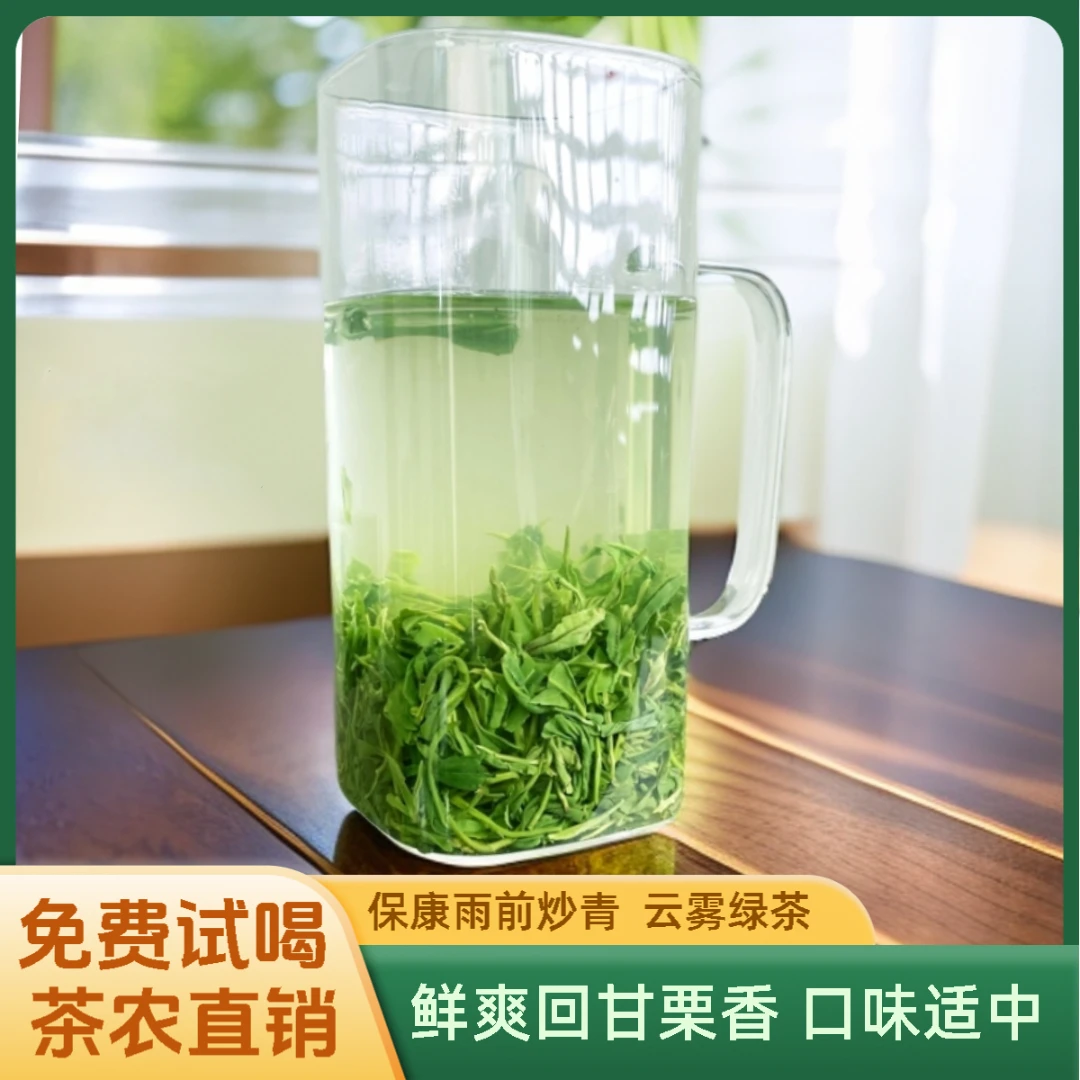 2025保康雨前炒青口感适中鲜爽栗香味浓香耐泡高山云雾绿茶