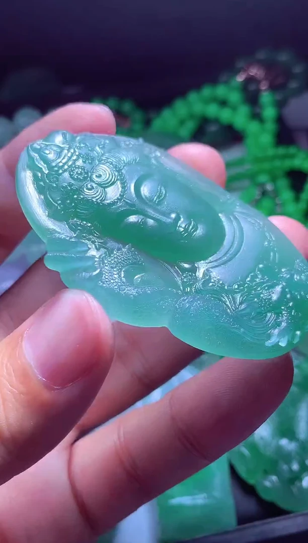 未镶嵌定制翡翠俊*#翡翠毛货定制