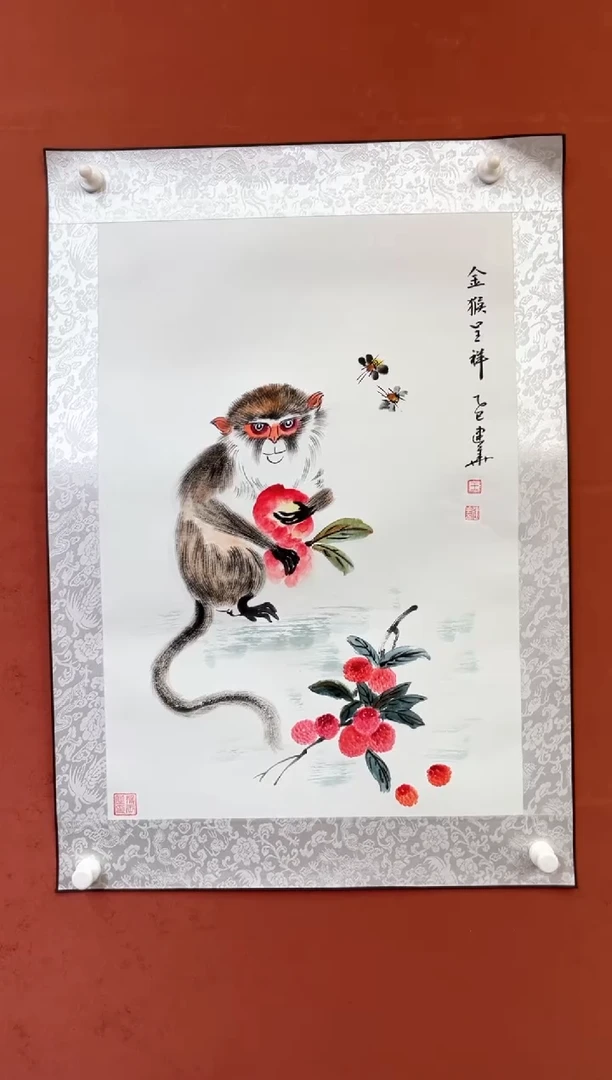 国画王建华老师现场创作 1