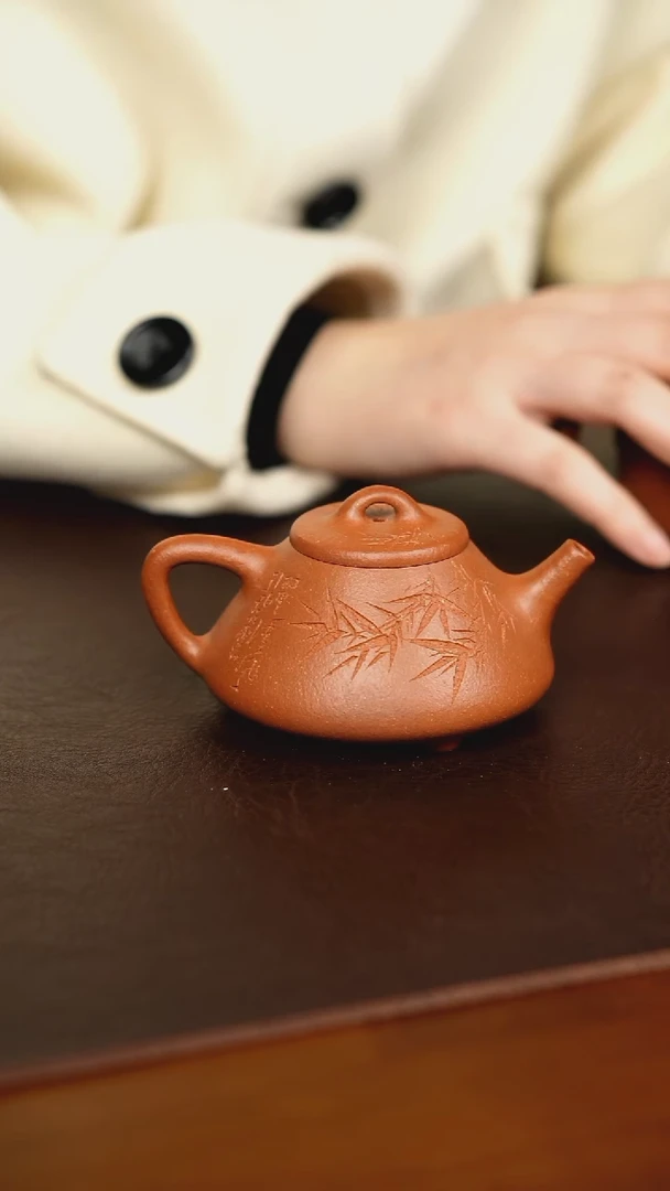 茶壶紫砂迪***2红降坡子冶微瑕