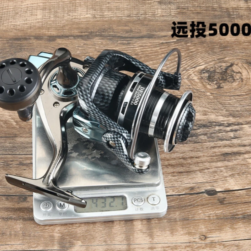 高端蛇纹金属轮无间隙纺车轮远投轮路亚海竿鱼线轮钓渔轮渔具用品