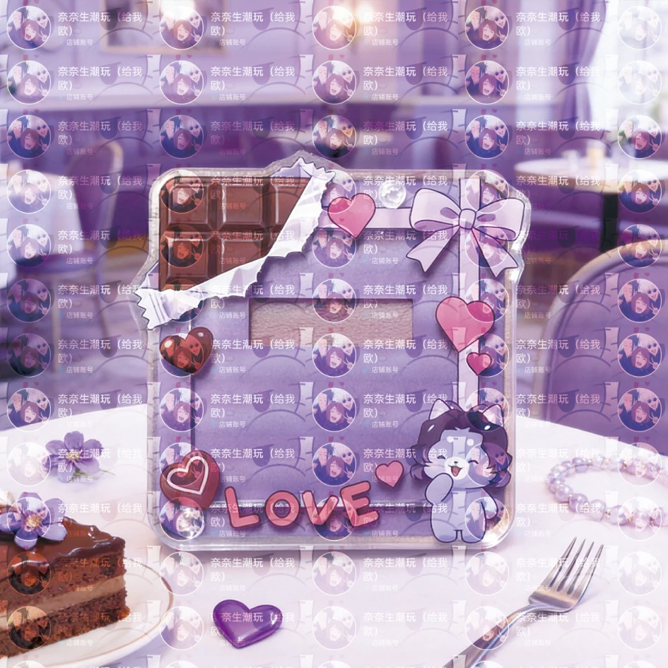 (独家授权原创设计)鬼灭之刃白色情人节巧克力潮玩谷美吧唧