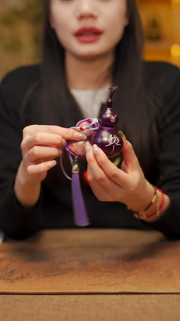 【闪购商品】508宴禾堂天然漆艺小葫芦--58