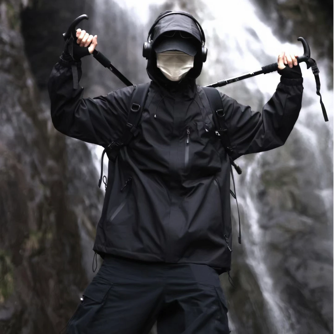 R-69孤品三合一春秋冲锋夹克外套男女情侣同款户外防风防水登山
