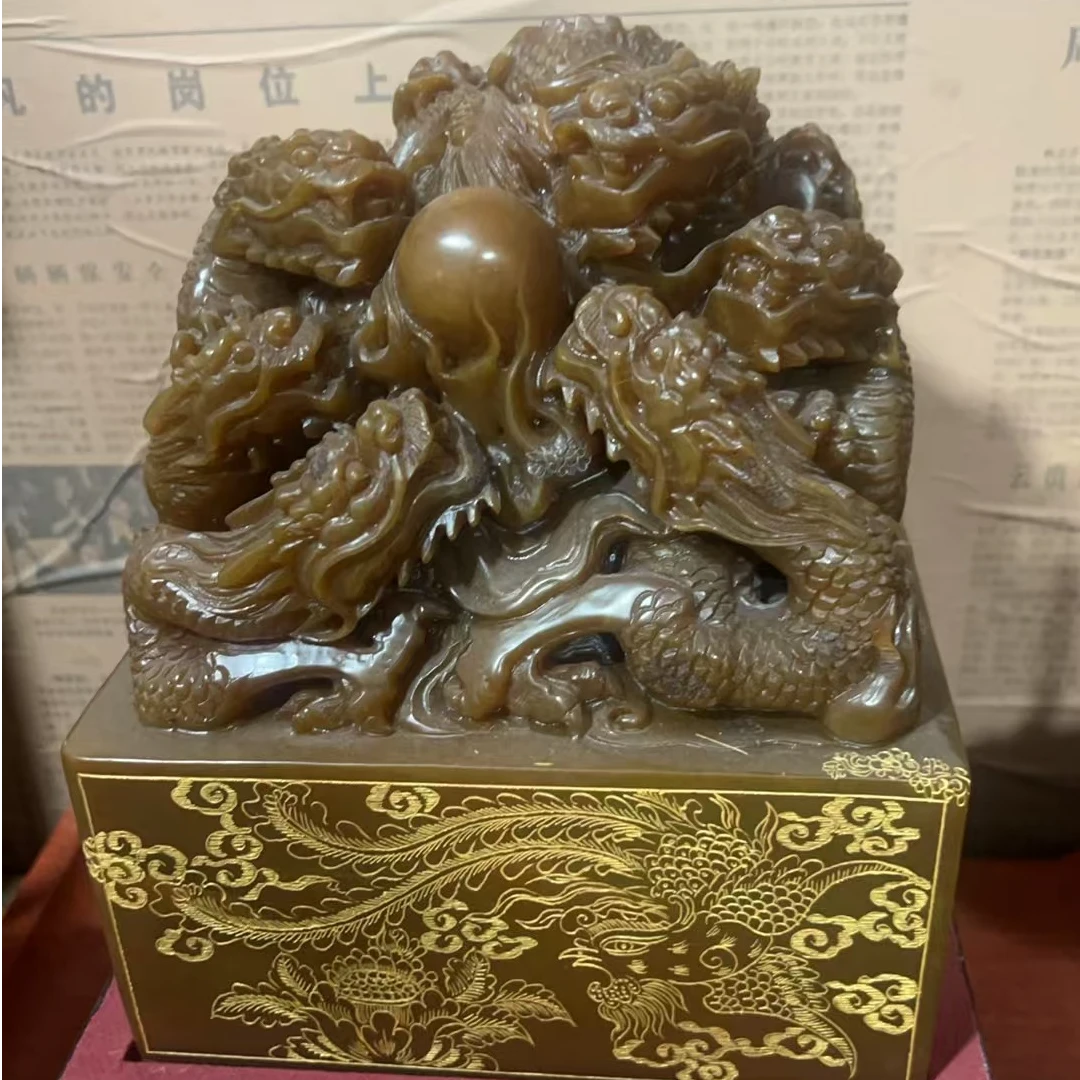挂车【挂车勿拍】盘龙高端摆件