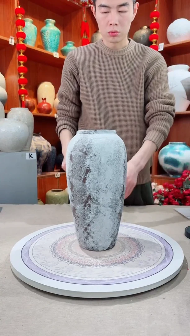 【闪购商品】瓶雪花秀 大号 陶瓷花瓶 无花 精品