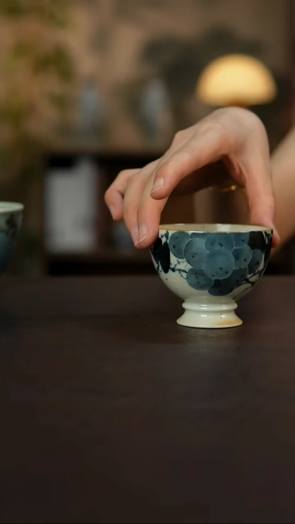 杯景德镇陶瓷杯碗柴烧多人
