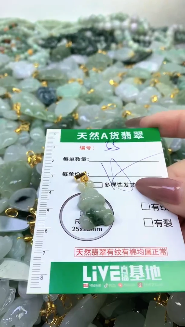 颈饰未镶嵌翡翠纯天然缅甸A货翡翠