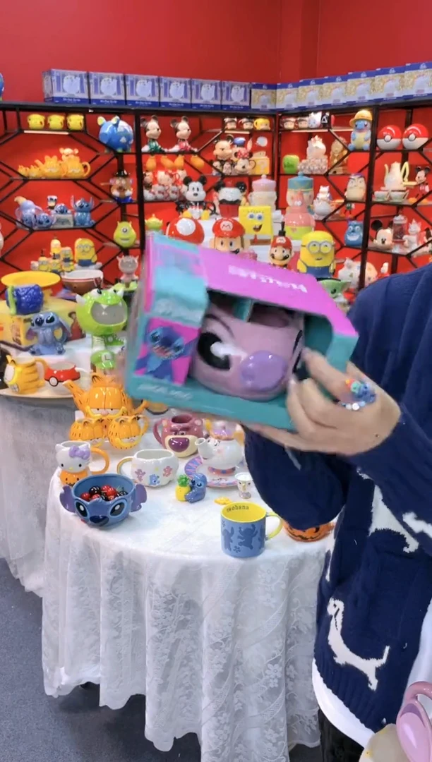 【闪购商品】1安琪3D陶瓷杯（原盒）