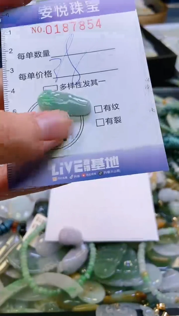 翡翠未镶嵌颈饰闪购0187854