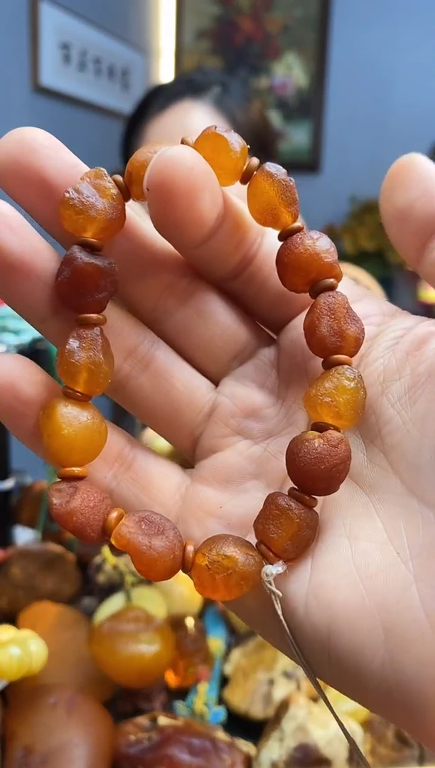 未镶嵌琥珀手串手串