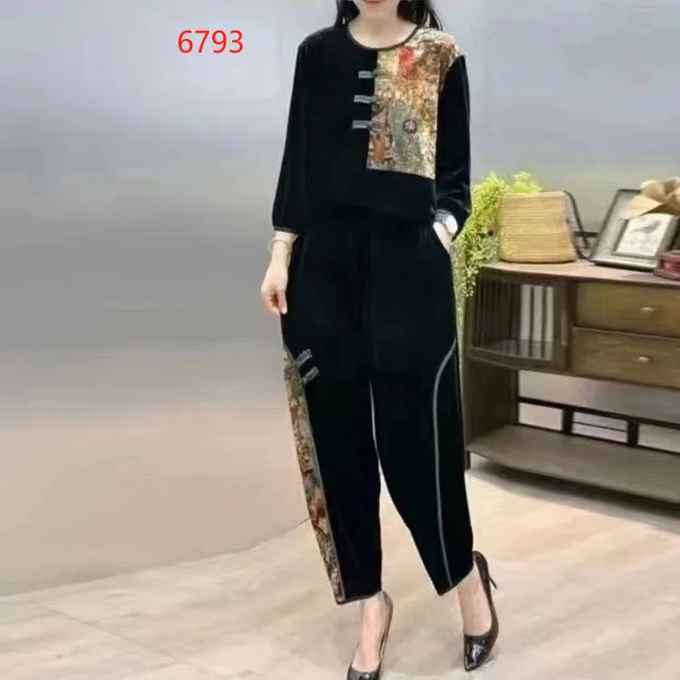6793-27新款气质显瘦套装