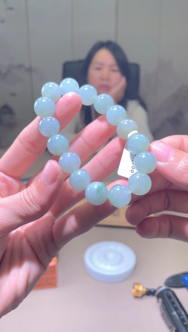 未镶嵌定制翡翠珠串