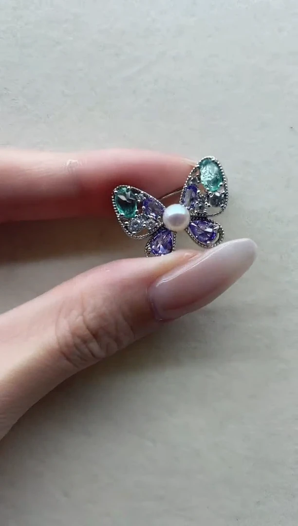 未镶嵌淡水珍珠胸针43