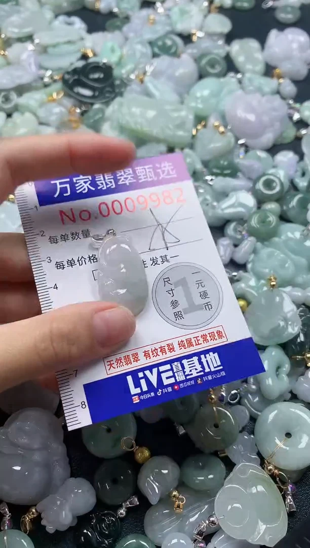 吊坠(不含链)未镶嵌翡翠9982