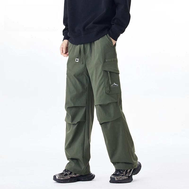 Pepsi百事美式伞兵工装裤秋季上新男女同款直筒宽松休闲裤21036-1