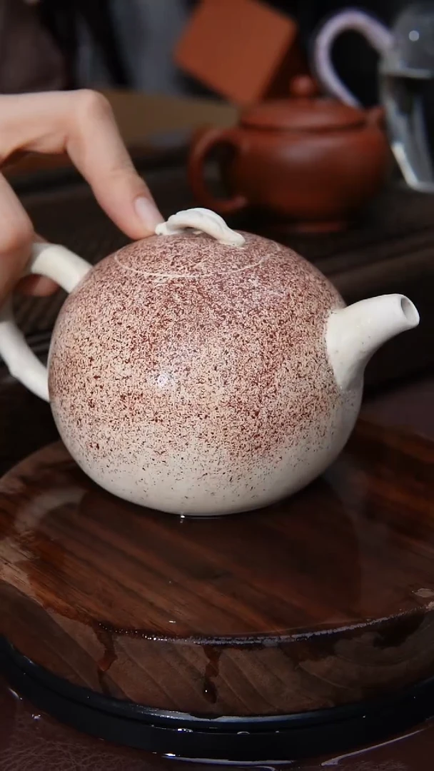 【闪购商品】紫砂茶壶寿桃花器紫砂壶