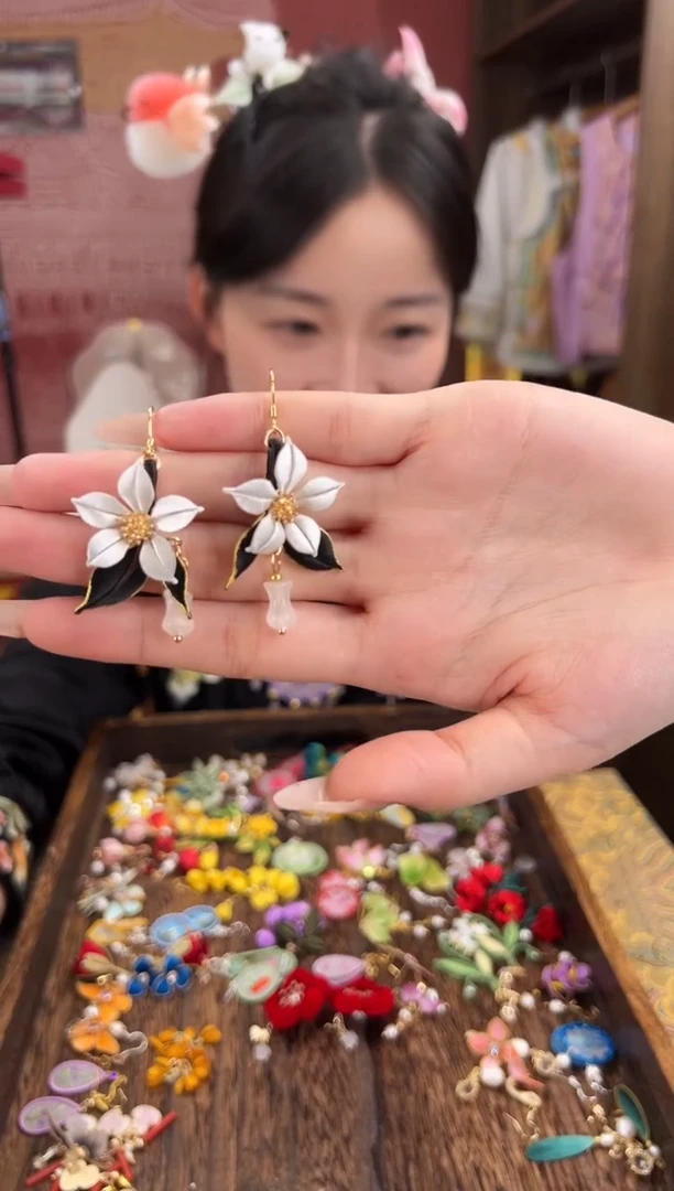 刺绣苏绣世家非遗手工（耳环）