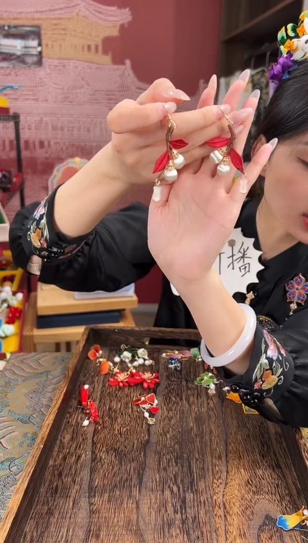 【闪购商品】刺绣苏绣世家非遗手工（耳环）