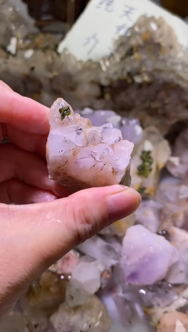 未镶嵌珠宝半成品水晶105号四川超七花园水晶