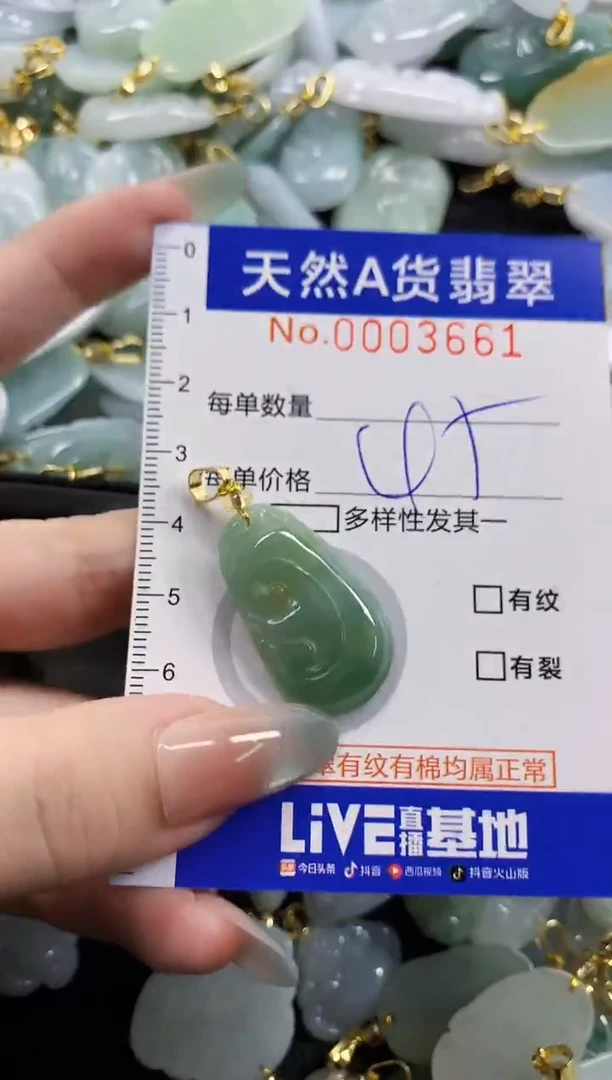 颈饰未镶嵌翡翠天然A货翡翠