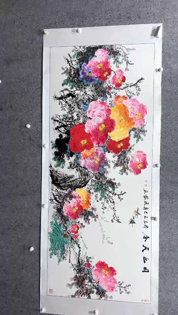 国画邹风梅老师的作品