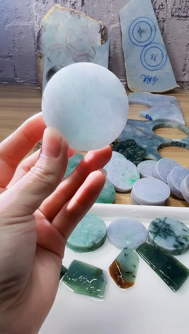 裸石翡翠天然翡翠A货555