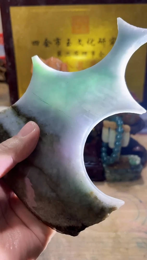 未镶嵌挂件翡翠A货常星7415