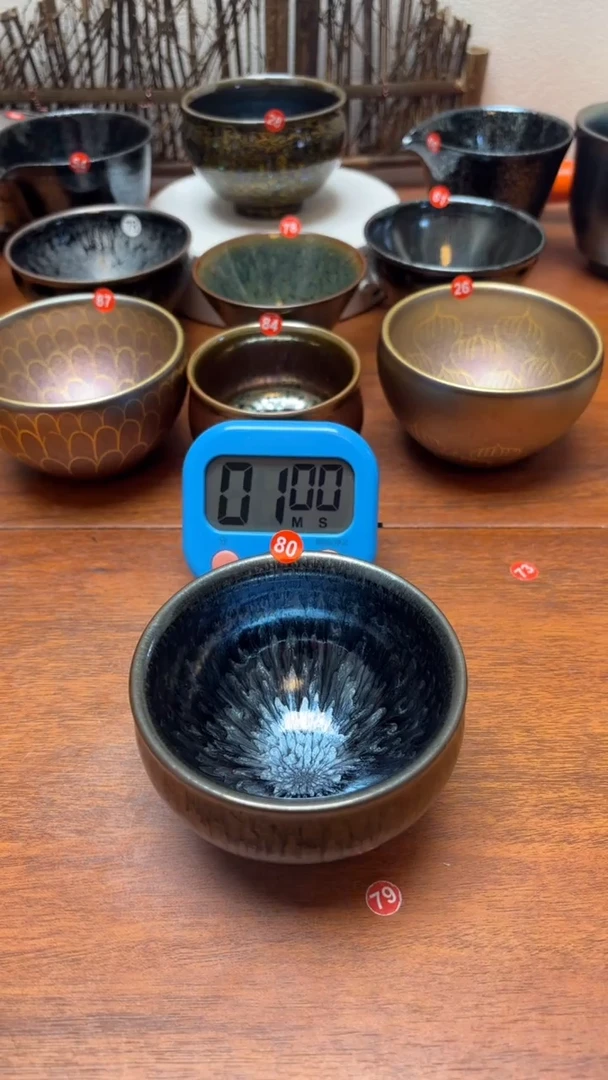 【闪购商品】茶盏80号建盏工匠茶器