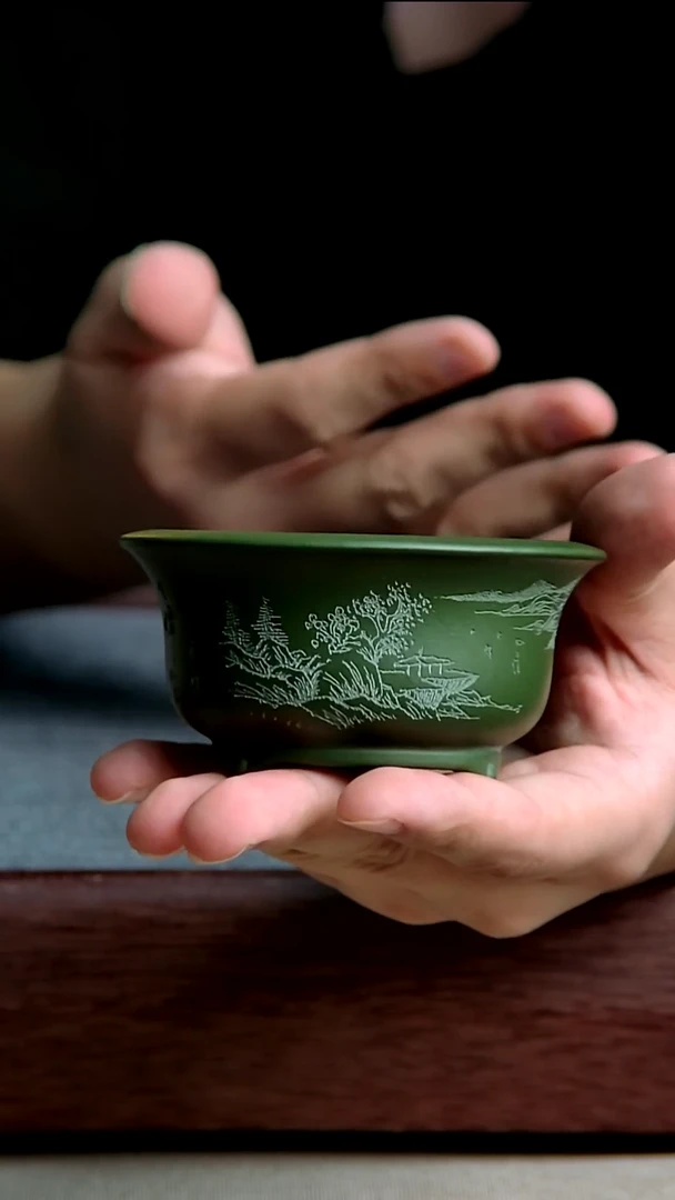 紫砂花盆7.5*3.8内径紫砂花盆