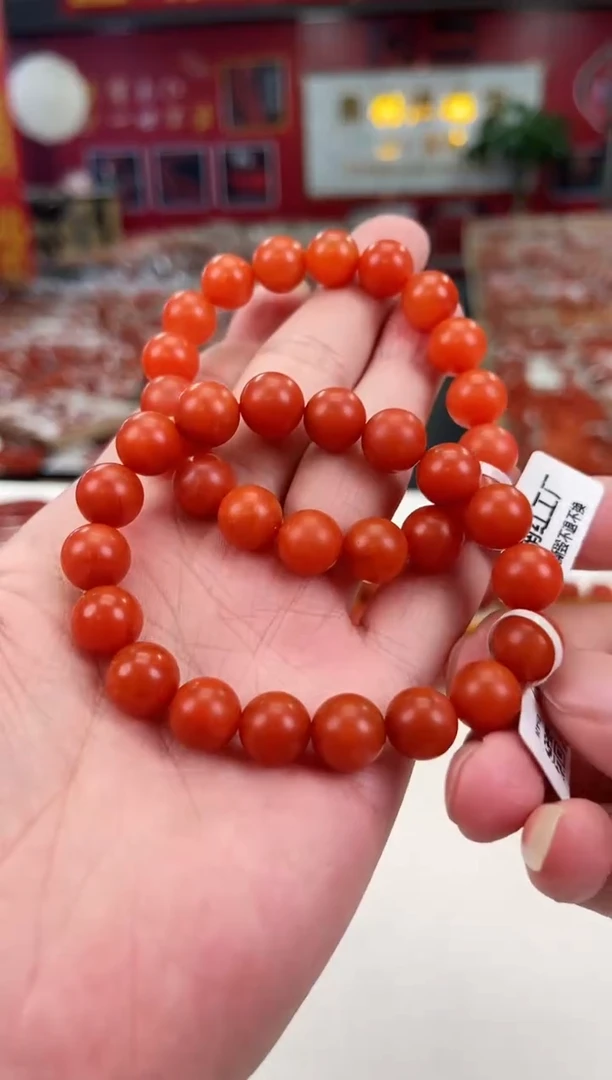 南红玛瑙大水沟手串11+未镶嵌（多样式发其一）