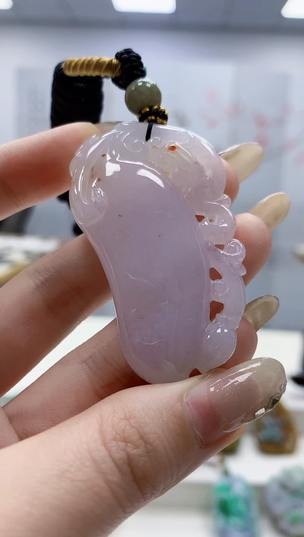 未镶嵌定制翡翠4917jw-毛货挂件48