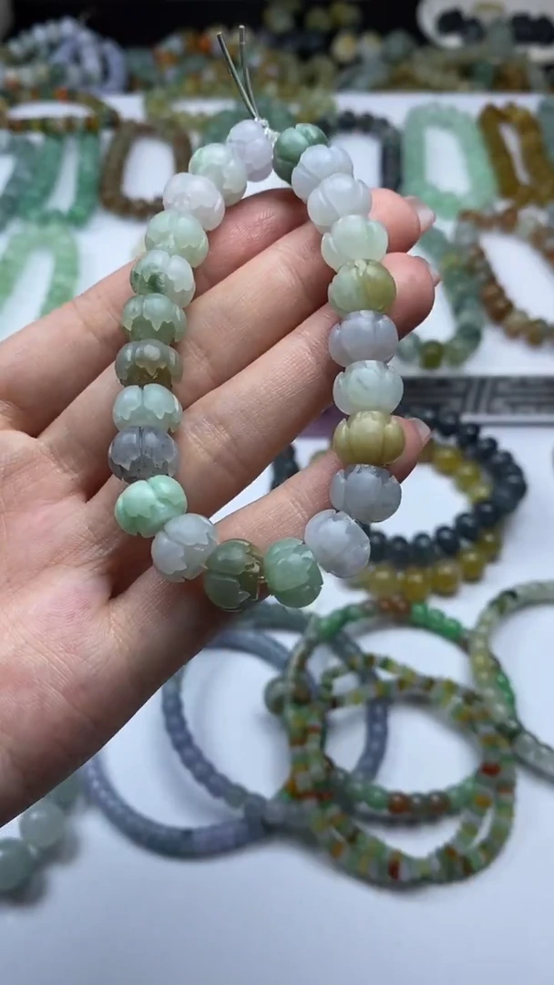 未镶嵌定制翡翠毛货定制不退不换