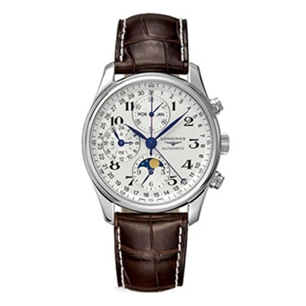 99新 Longines/浪琴 老佛爷/浪琴八针月相/自动/20年全套/40mm