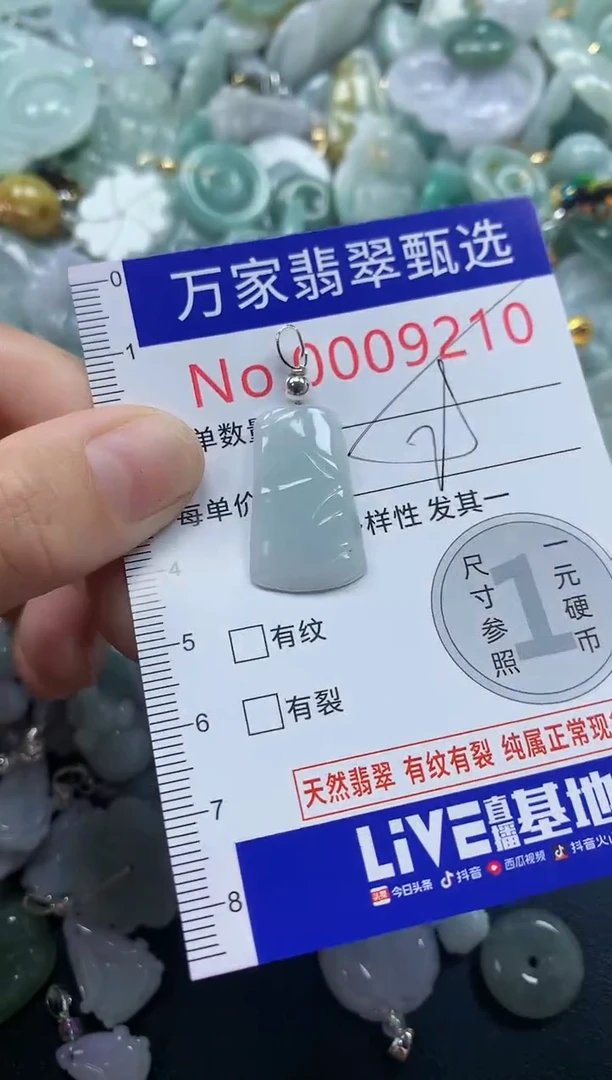 吊坠(不含链)未镶嵌翡翠9210